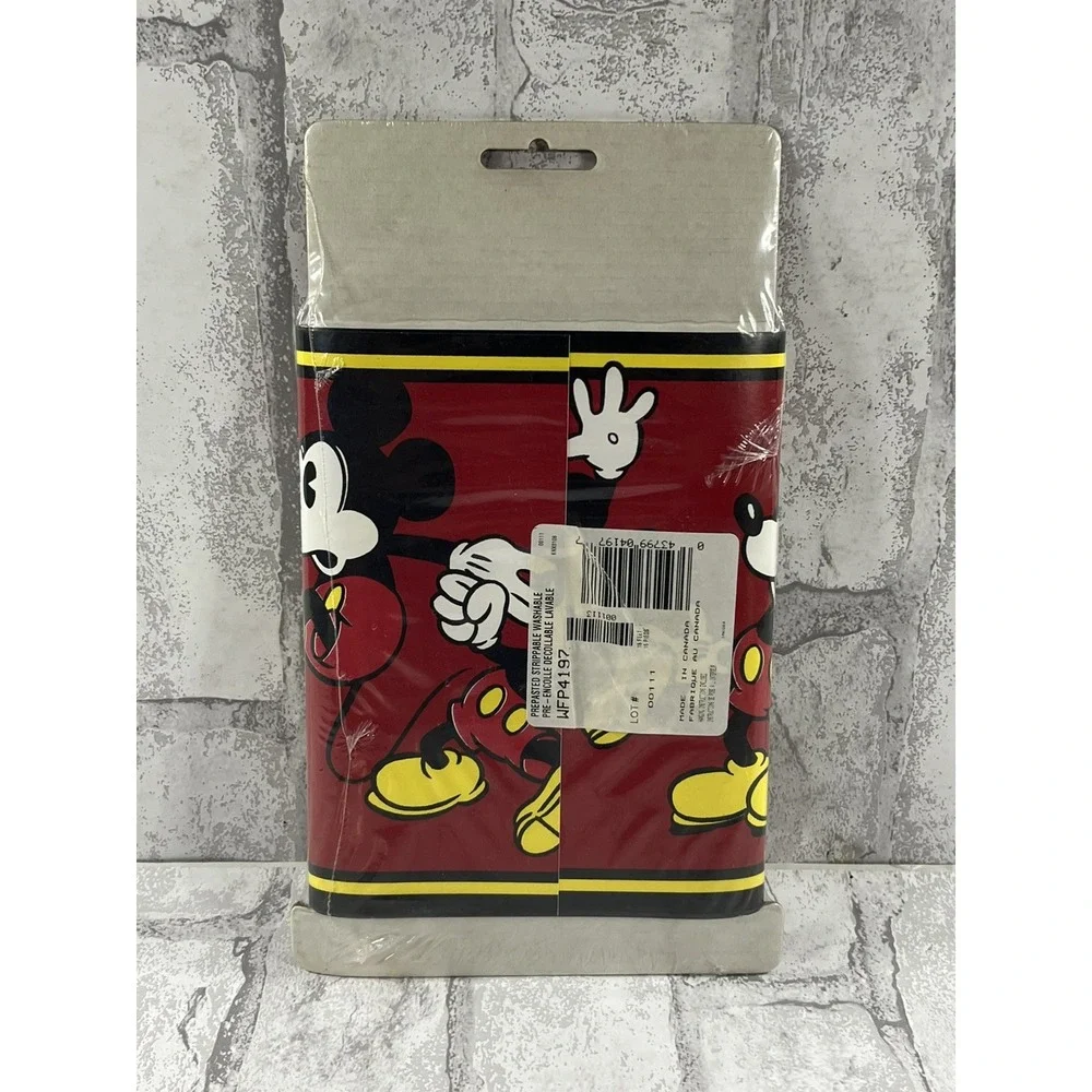 Mickey Mouse Wallpaper Self Stick Border  5 yd x 6.83